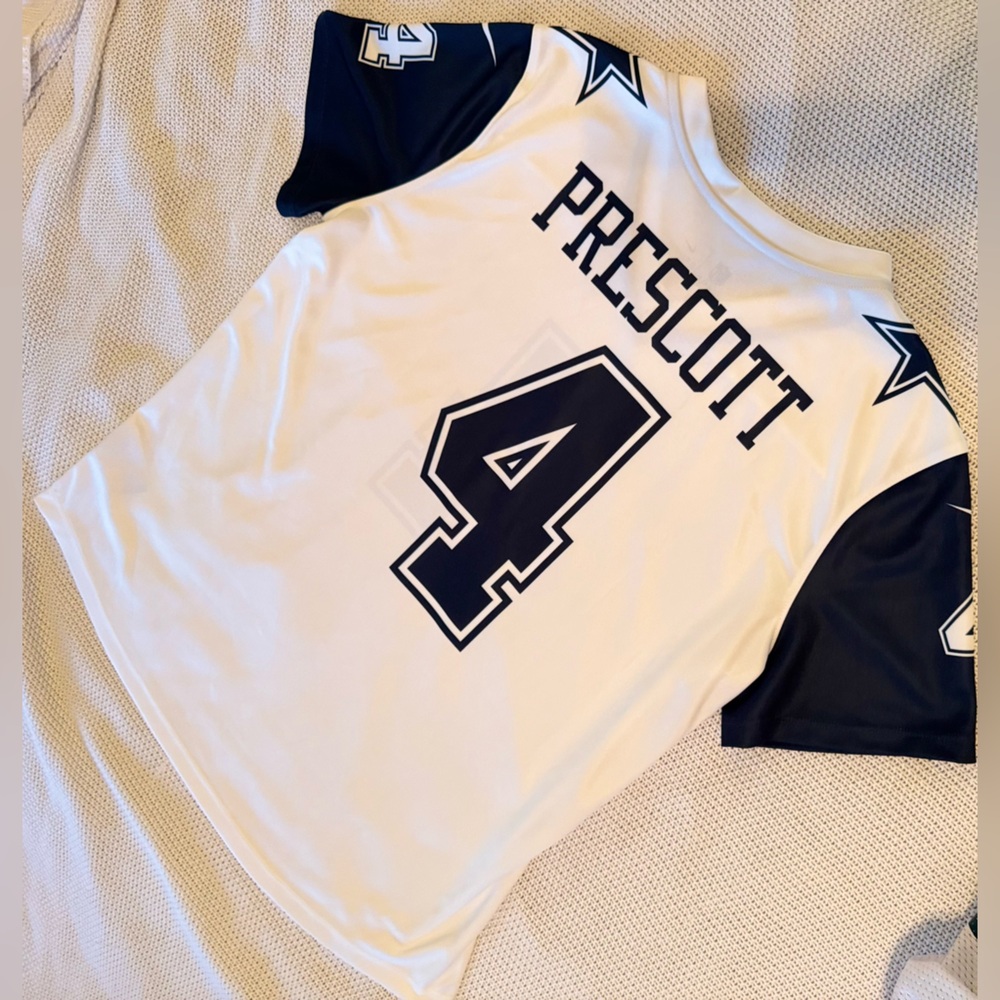 NFL NIKE Dallas Cowboys #4 Dak Prescott Women's Game Football Jersey Shirt - Picture 16 of 16